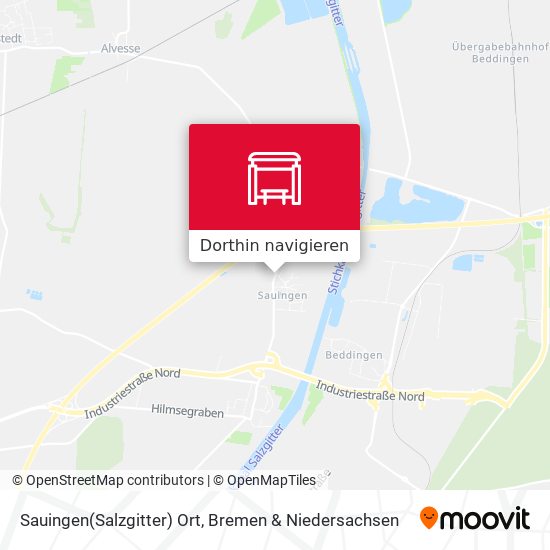 Sauingen(Salzgitter) Ort Karte