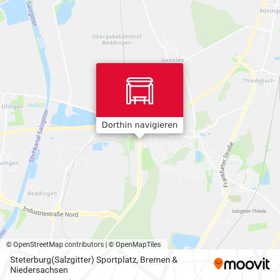 Steterburg(Salzgitter) Sportplatz Karte