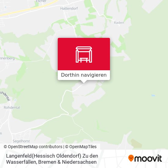 Langenfeld(Hessisch Oldendorf) Zu den Wasserfällen Karte