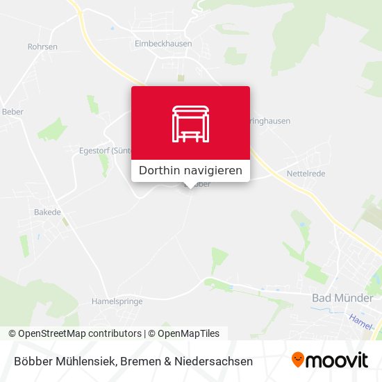 Böbber Mühlensiek Karte