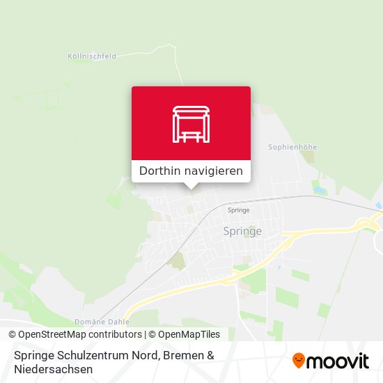 Springe Schulzentrum Nord Karte