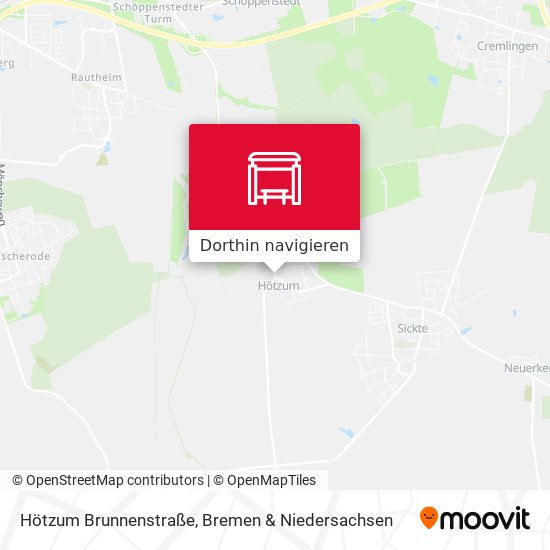 Hötzum Brunnenstraße Karte