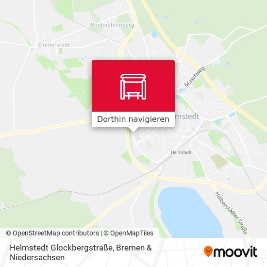 Helmstedt Glockbergstraße Karte