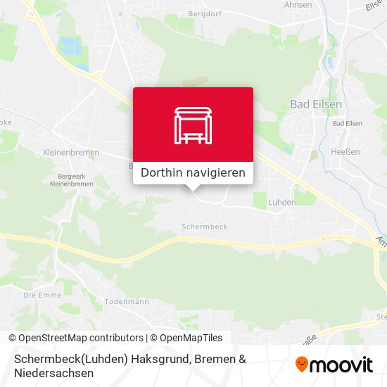 Schermbeck(Luhden) Haksgrund Karte