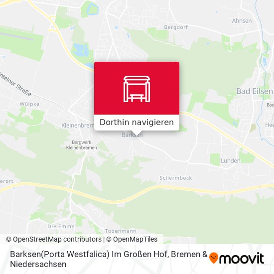 Barksen(Porta Westfalica) Im Großen Hof Karte