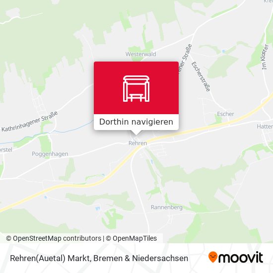 Rehren(Auetal) Markt Karte
