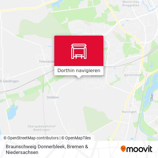 Braunschweig Donnerbleek Karte