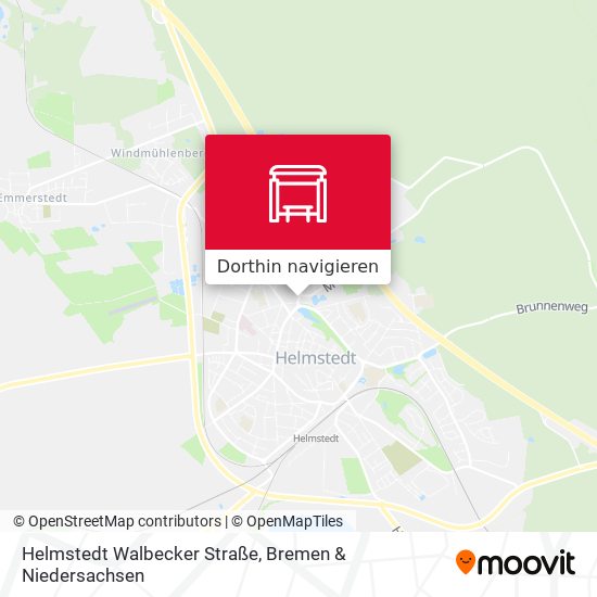 Helmstedt Walbecker Straße Karte