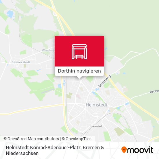 Helmstedt Konrad-Adenauer-Platz Karte