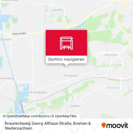 Braunschweig Georg-Althaus-Straße Karte