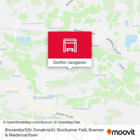 Bissendorf(Kr Osnabrück) Stockumer Feld Karte