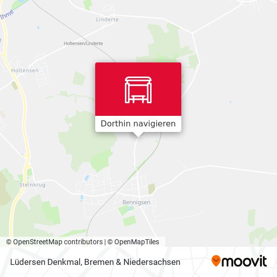 Lüdersen Denkmal Karte