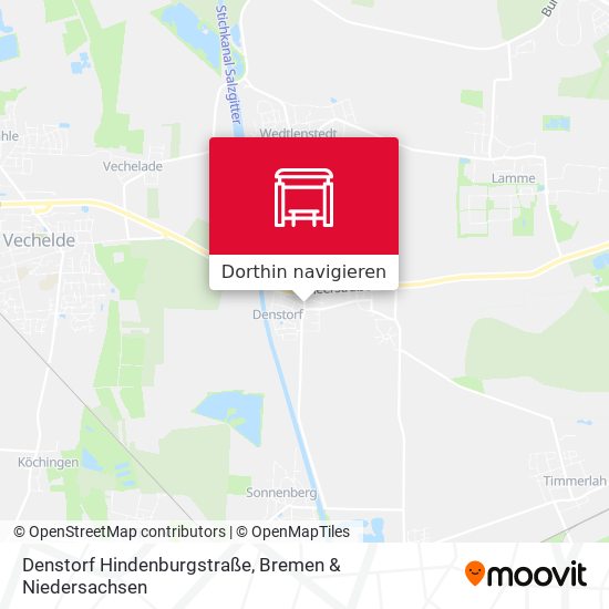 Denstorf Hindenburgstraße Karte