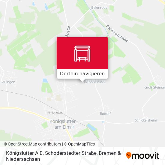 Königslutter A.E. Schoderstedter Straße Karte