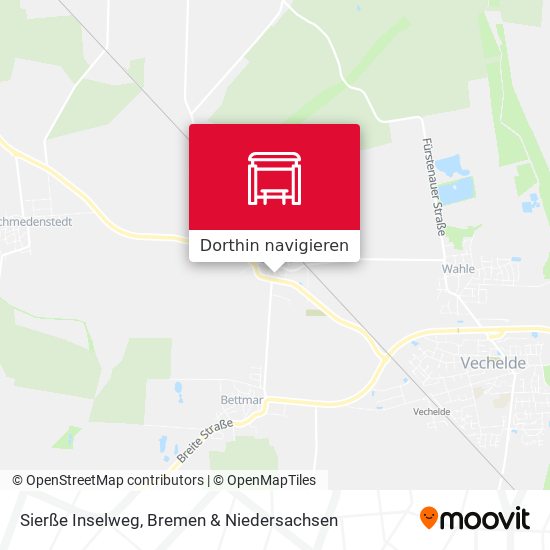 Sierße Inselweg Karte