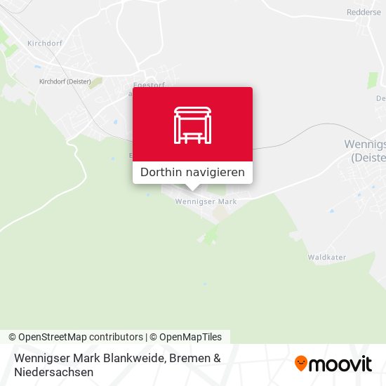Wennigser Mark Blankweide Karte