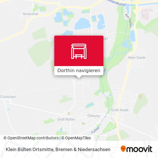 Klein Bülten Ortsmitte Karte
