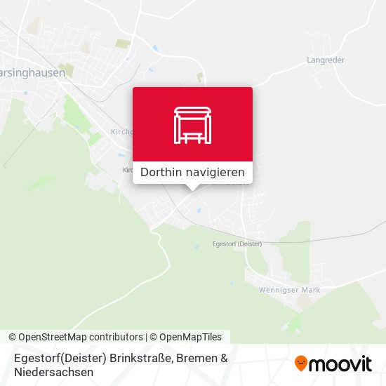 Egestorf(Deister) Brinkstraße Karte