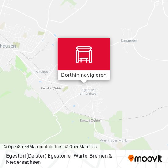 Egestorf(Deister) Egestorfer Warte Karte