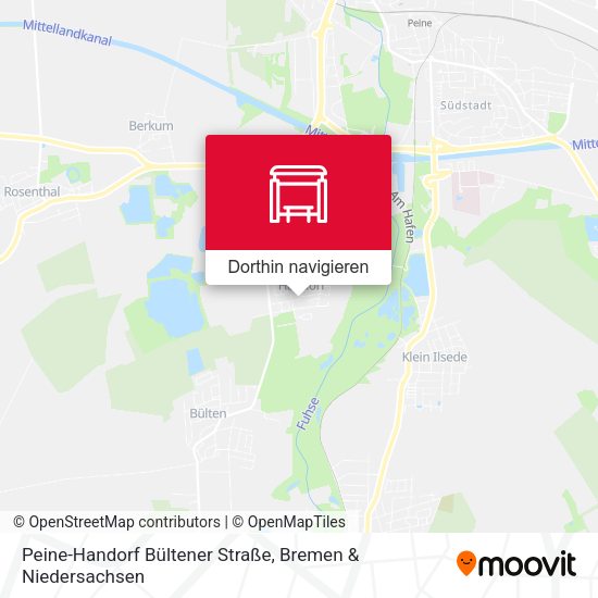 Peine-Handorf Bültener Straße Karte