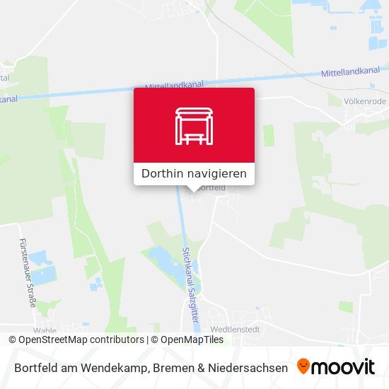 Bortfeld am Wendekamp Karte