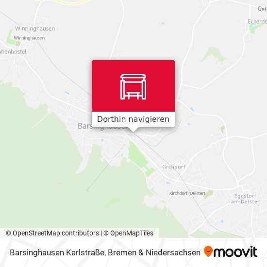 Barsinghausen Karlstraße Karte