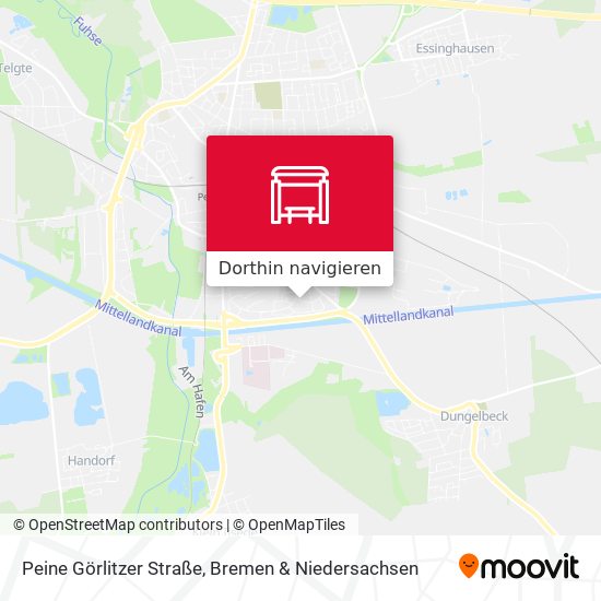 Peine Görlitzer Straße Karte