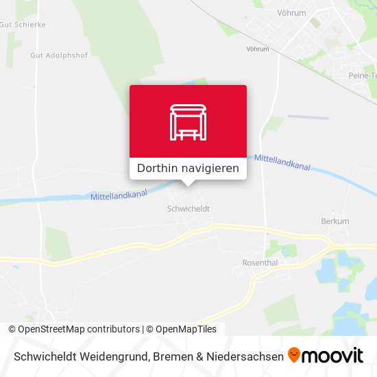 Schwicheldt Weidengrund Karte