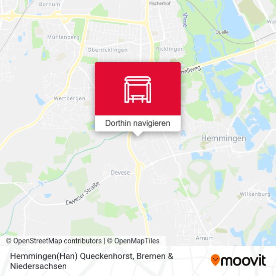 Hemmingen(Han) Queckenhorst Karte