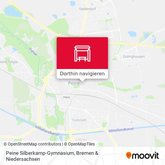 Peine Silberkamp-Gymnasium Karte