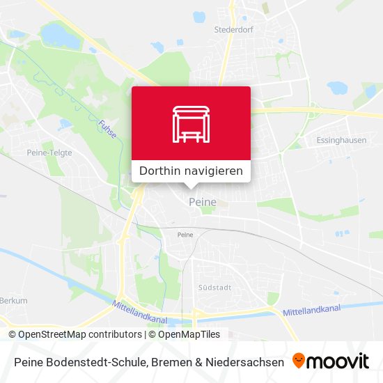 Peine Bodenstedt-Schule Karte