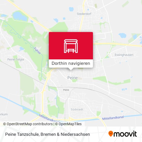 Peine Tanzschule Karte
