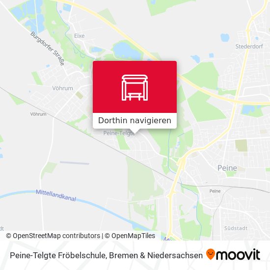 Peine-Telgte Fröbelschule Karte