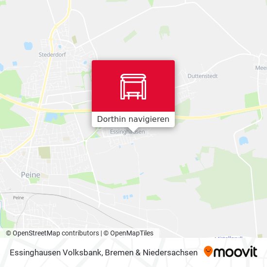 Essinghausen Volksbank Karte