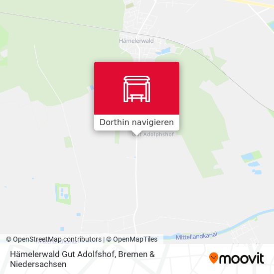 Hämelerwald Gut Adolfshof Karte