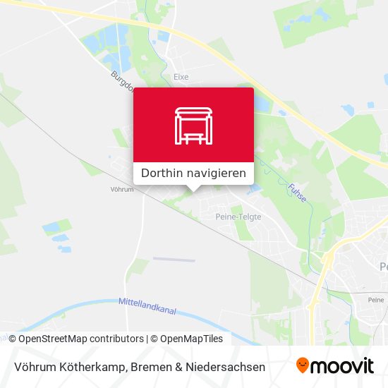 Vöhrum Kötherkamp Karte