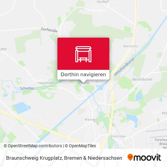 Braunschweig Krugplatz Karte