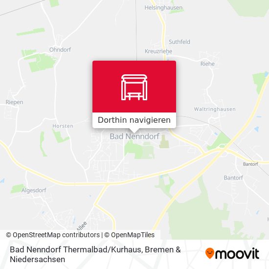 Bad Nenndorf Thermalbad / Kurhaus Karte