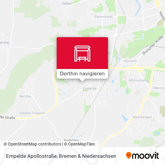 Empelde Apollostraße Karte