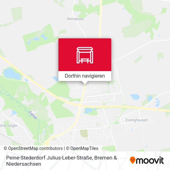Peine-Stederdorf Julius-Leber-Straße Karte