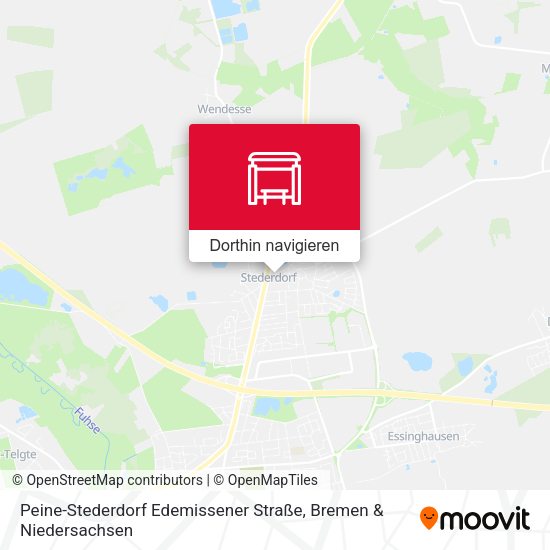Peine-Stederdorf Edemissener Straße Karte