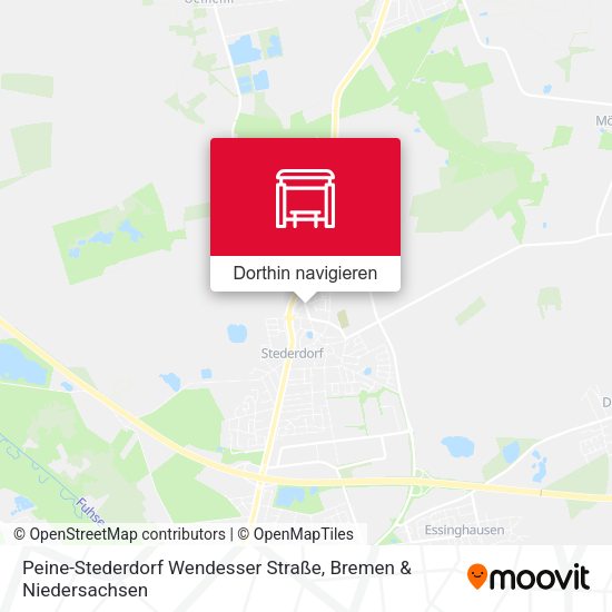 Peine-Stederdorf Wendesser Straße Karte