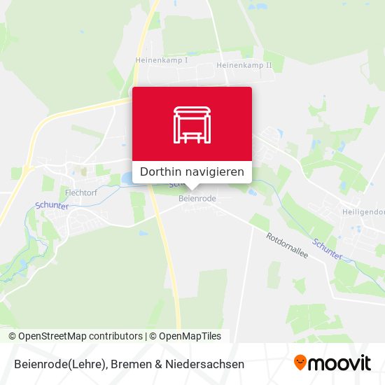 Beienrode(Lehre) Karte