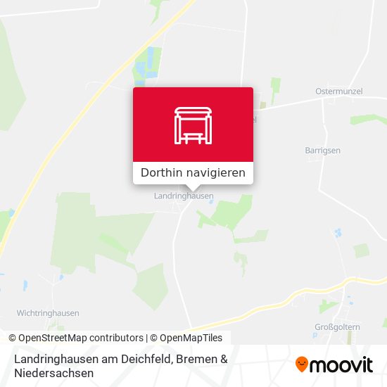 Landringhausen am Deichfeld Karte