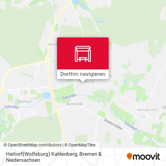 Hattorf(Wolfsburg) Kahlenberg Karte