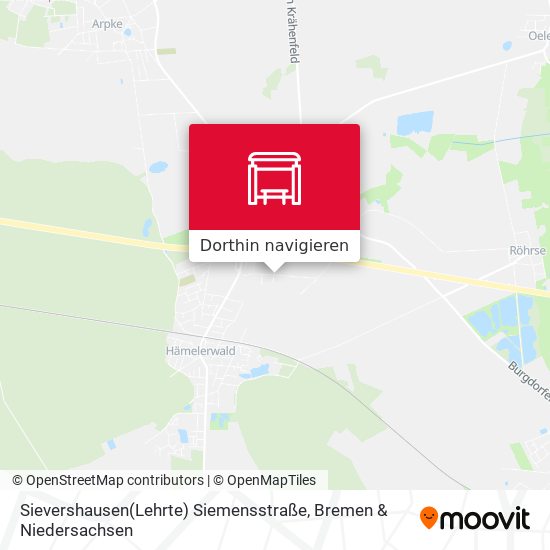 Sievershausen(Lehrte) Siemensstraße Karte