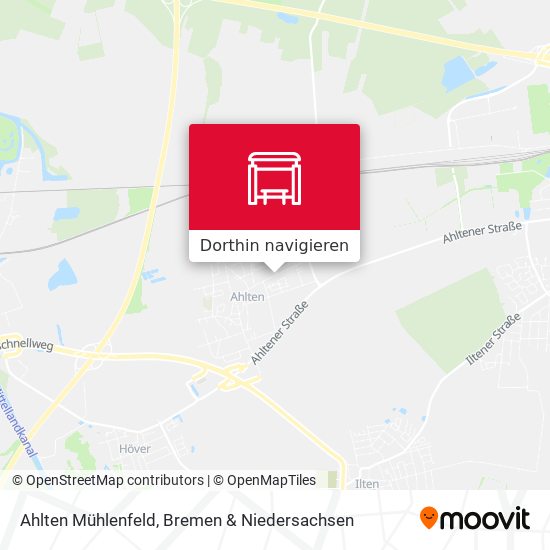Ahlten Mühlenfeld Karte