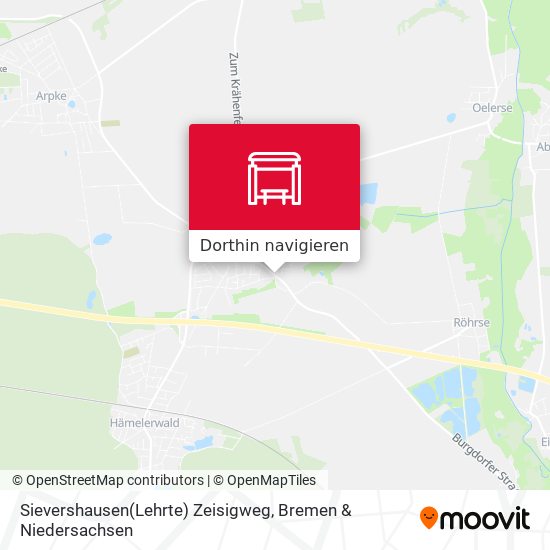 Sievershausen(Lehrte) Zeisigweg Karte