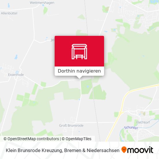 Klein Brunsrode Kreuzung Karte