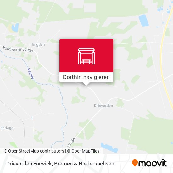 Drievorden Farwick Karte